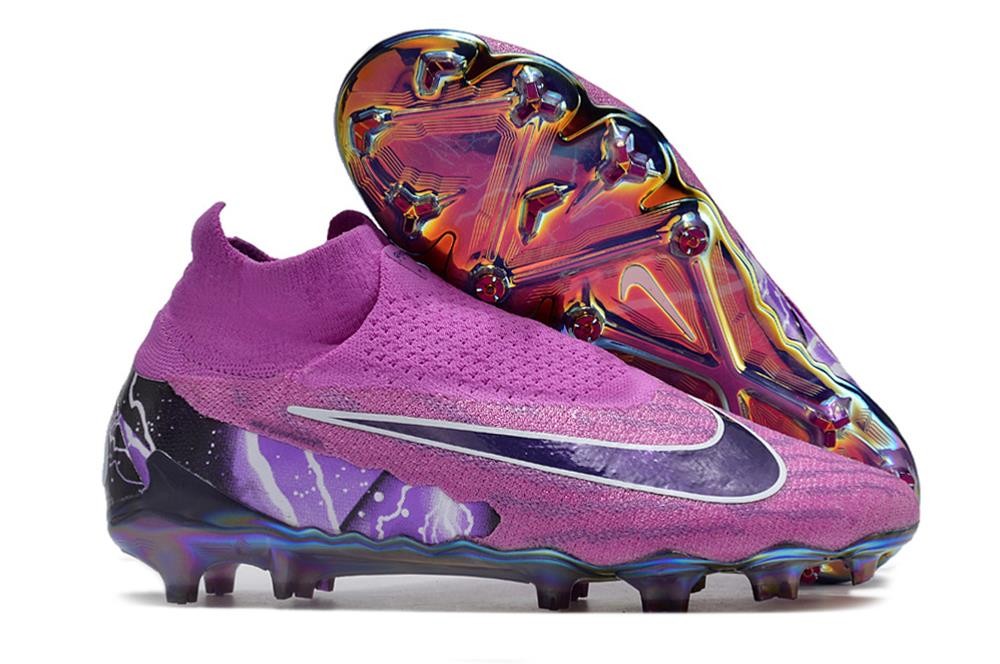 Nike Gripknit Phantom GX Elite DF FG Violeta Negro