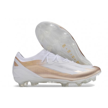 Adidas X Crazyfast Messi.1 FG Nuevas Blanco Bronce 