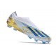 Adidas X Crazyfast.1 Sin Cordones FG Blanco Azul Oro