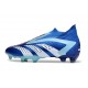 Bota Futbol adidas Predator Accuracy+ FG Royal Vivo Blanco Azul Felicidad