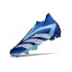 Bota Futbol adidas Predator Accuracy+ FG Royal Vivo Blanco Azul Felicidad