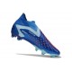 Bota Futbol adidas Predator Accuracy+ FG Royal Vivo Blanco Azul Felicidad