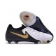 Botas Nike Phantom Luna 2 Elite L FG Blanco Negro Mtlc Dorado Moneda