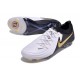 Botas Nike Phantom Luna 2 Elite L FG Blanco Negro Mtlc Dorado Moneda