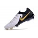 Botas Nike Phantom Luna 2 Elite L FG Blanco Negro Mtlc Dorado Moneda