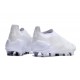 Zapatillas adidas Predator Elite Sin Cordone FG Blanco Plateado Met