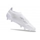 Zapatillas adidas Predator Elite Sin Cordone FG Blanco Plateado Met