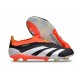 Zapatillas adidas Predator Elite Sin Cordone FG Negro Blanco Rojo