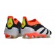 Zapatillas adidas Predator Elite Sin Cordone FG Negro Blanco Rojo