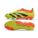 Zapatillas adidas Predator Elite Sin Cordone FG Amarillo Negro Rojo