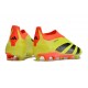 Zapatillas adidas Predator Elite Sin Cordone FG Amarillo Negro Rojo