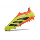 Zapatillas adidas Predator Elite Sin Cordone FG Amarillo Negro Rojo