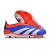 Zapatillas adidas Predator Elite Sin Cordone FG Azul Blanco Rojo
