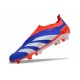 Zapatillas adidas Predator Elite Sin Cordone FG Azul Blanco Rojo
