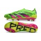 Zapatillas adidas Predator Elite Sin Cordone FG Team Verde Solar Team Shock Amarillo Limón Lúcido