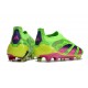 Zapatillas adidas Predator Elite Sin Cordone FG Team Verde Solar Team Shock Amarillo Limón Lúcido