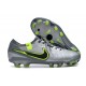 Nueva Nike Tiempo Legend 10 Elite FG Gris Negro Verde