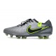 Nueva Nike Tiempo Legend 10 Elite FG Gris Negro Verde