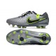 Nueva Nike Tiempo Legend 10 Elite FG Gris Negro Verde