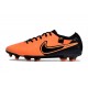Nueva Nike Tiempo Legend 10 Elite FG Naranja Negro