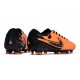 Nueva Nike Tiempo Legend 10 Elite FG Naranja Negro