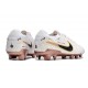 Nueva Nike Tiempo Legend 10 Elite FG Blanco Oro Negro