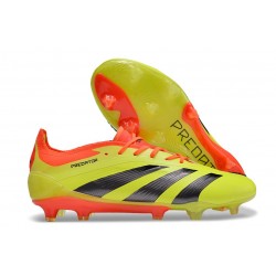 Nueva adidas Predator Elite L FG Amarillo Negro Rojo