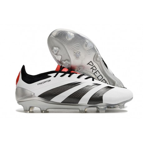 Nueva adidas Predator Elite L FG Blanco Negro Rojo