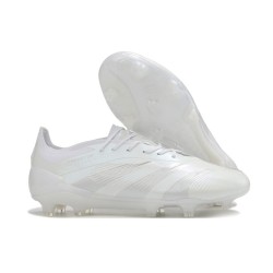 Nueva adidas Predator Elite L FG Blanco Plateado Met