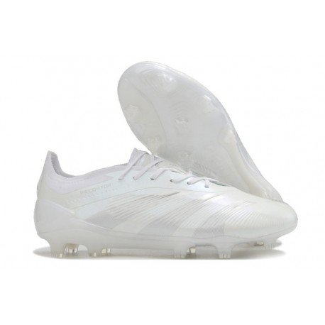 Nueva adidas Predator Elite L FG Blanco Plateado Met