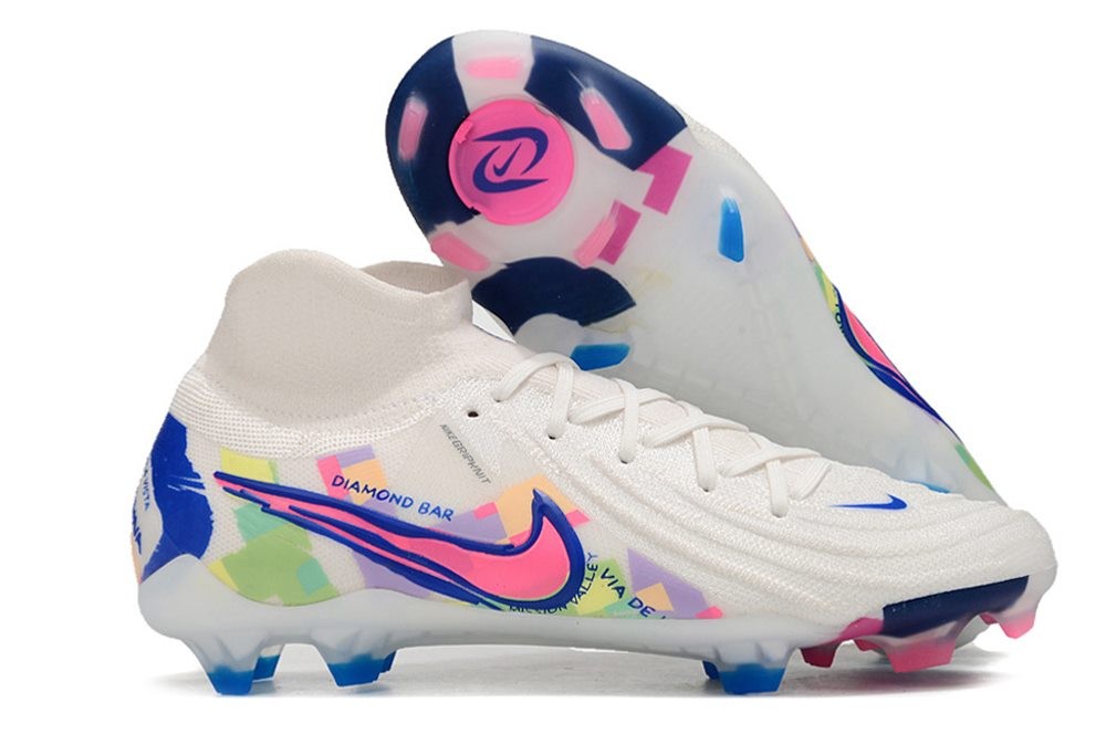 Botas Nike Phantom Luna 2 Elite FG Blanco Rosa Azul