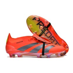 Bota de fútbol adidas Predator Elite FT FG Rojo Negro Amarillo