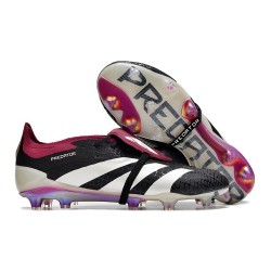 Bota de fútbol adidas Predator Elite FT FG Negro Blanco Violeta