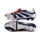 Bota de fútbol adidas Predator Elite FT FG Plateado Met Negro Rojo