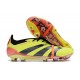Bota de fútbol adidas Predator Elite FT FG Amarillo Negro Rojo
