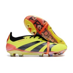 Bota de fútbol adidas Predator Elite FT FG Amarillo Negro Rojo