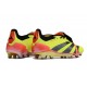 Bota de fútbol adidas Predator Elite FT FG Amarillo Negro Rojo