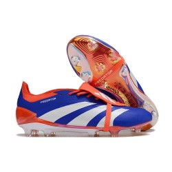 Bota de fútbol adidas Predator Elite FT FG Azul Blanco Rojo