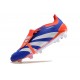 Bota de fútbol adidas Predator Elite FT FG Azul Blanco Rojo