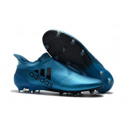 Botas de fútbol adidas X 17+ Purespeed FG Azul