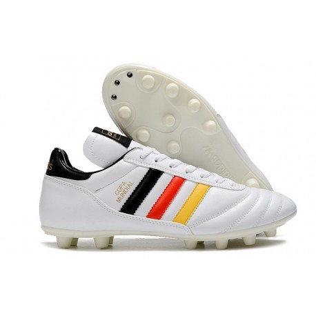 Adidas Copa Mundial FG Alemania Made in Germany Blanco Negro Core Dorado Metálico