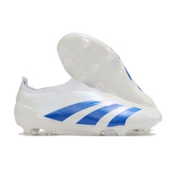 Zapatillas adidas Predator Elite Sin Cordone FG Blanco Azul