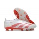 Zapatillas adidas Predator Elite Sin Cordone FG Blanco Rojo