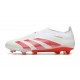 Zapatillas adidas Predator Elite Sin Cordone FG Blanco Rojo