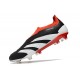 Zapatillas adidas Predator Elite Sin Cordone FG Negro Blanco Rojo