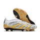 Zapatillas adidas Predator Elite Sin Cordone FG Blanco Oro Gris