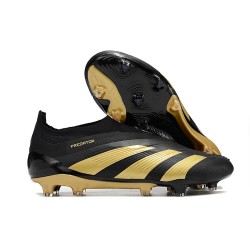Zapatillas adidas Predator Elite Sin Cordone FG Negro Oro