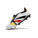 Bota de fútbol adidas Predator Elite FT FG Blanco Negro Rojo Amarillo