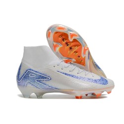 Botas Nike Zoom Mercurial Superfly X Elite FG Blueprint Blanco Azul Carrera