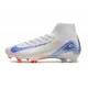 Botas Nike Zoom Mercurial Superfly X Elite FG Blueprint Blanco Azul Carrera
